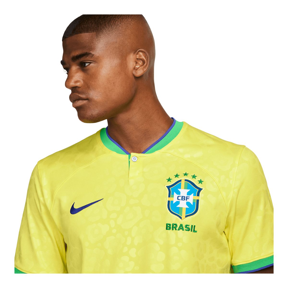 Brazil Nike Men's Replica Soccer Jersey, Football, International