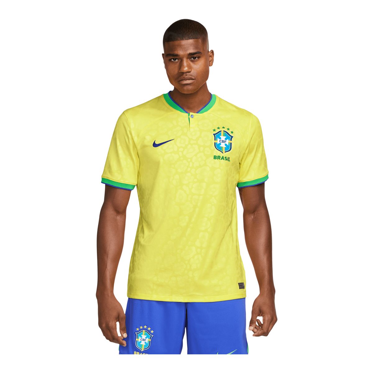 Brazil Nike Men's Replica Soccer Jersey, Football, International
