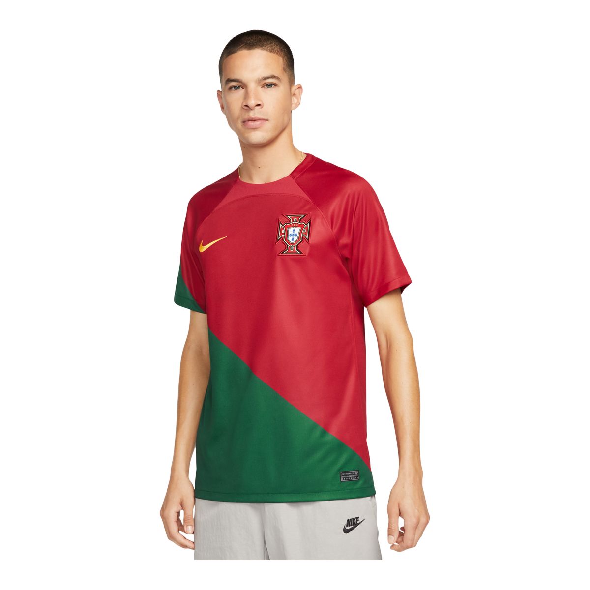 Portugal Nike Men's Replica Soccer Jersey, Football, International
