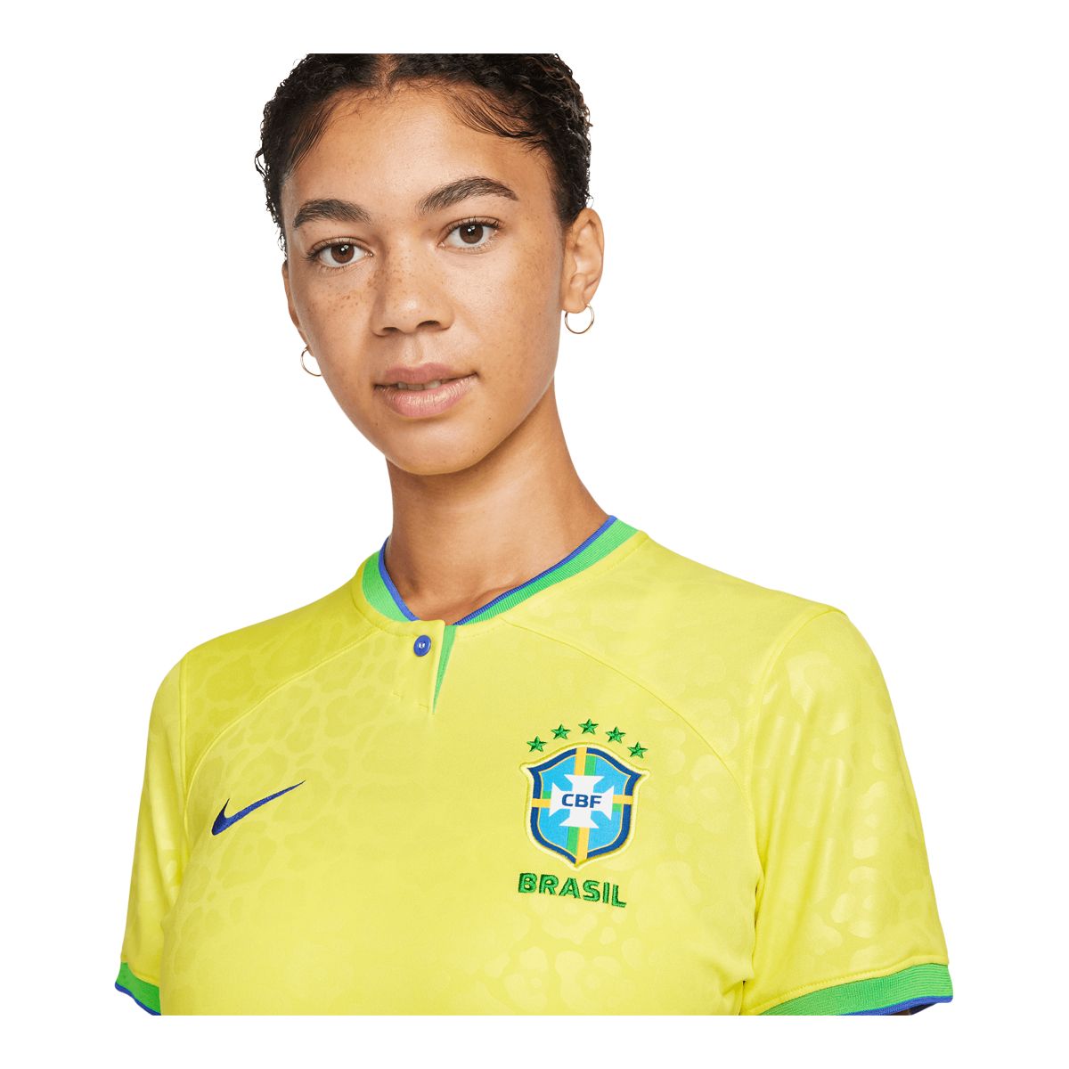 Brazil Nike Women's Replica Soccer Jersey, Football, International