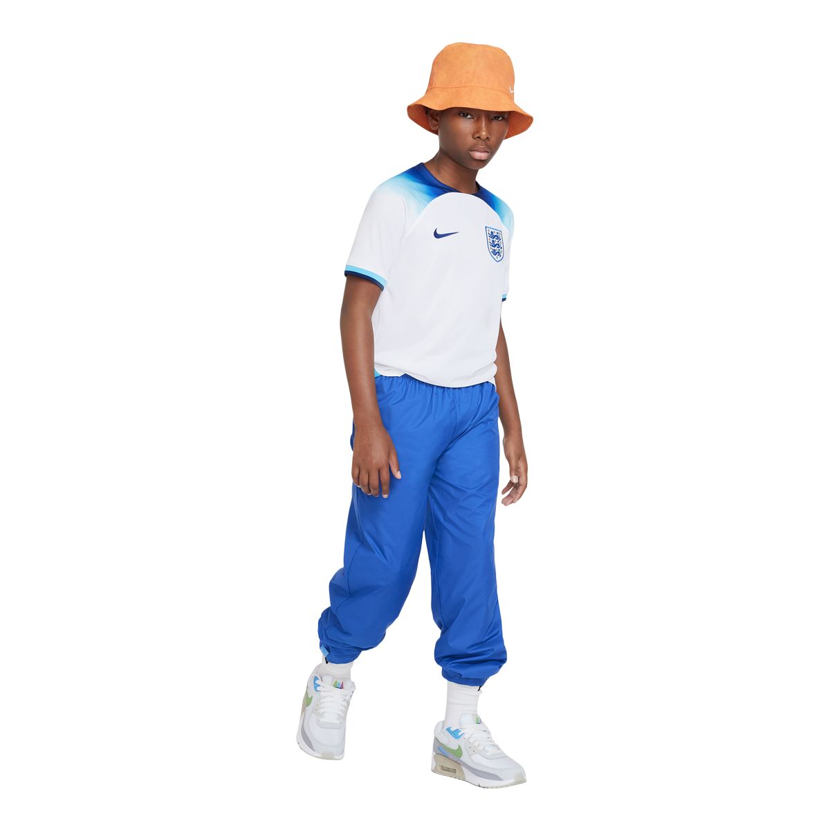 England Nike Youth Replica Soccer Jersey, Football, International