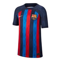 Barcelona 2022/23 Nike Youth Replica Soccer Jersey, Football Front_Angled_Left