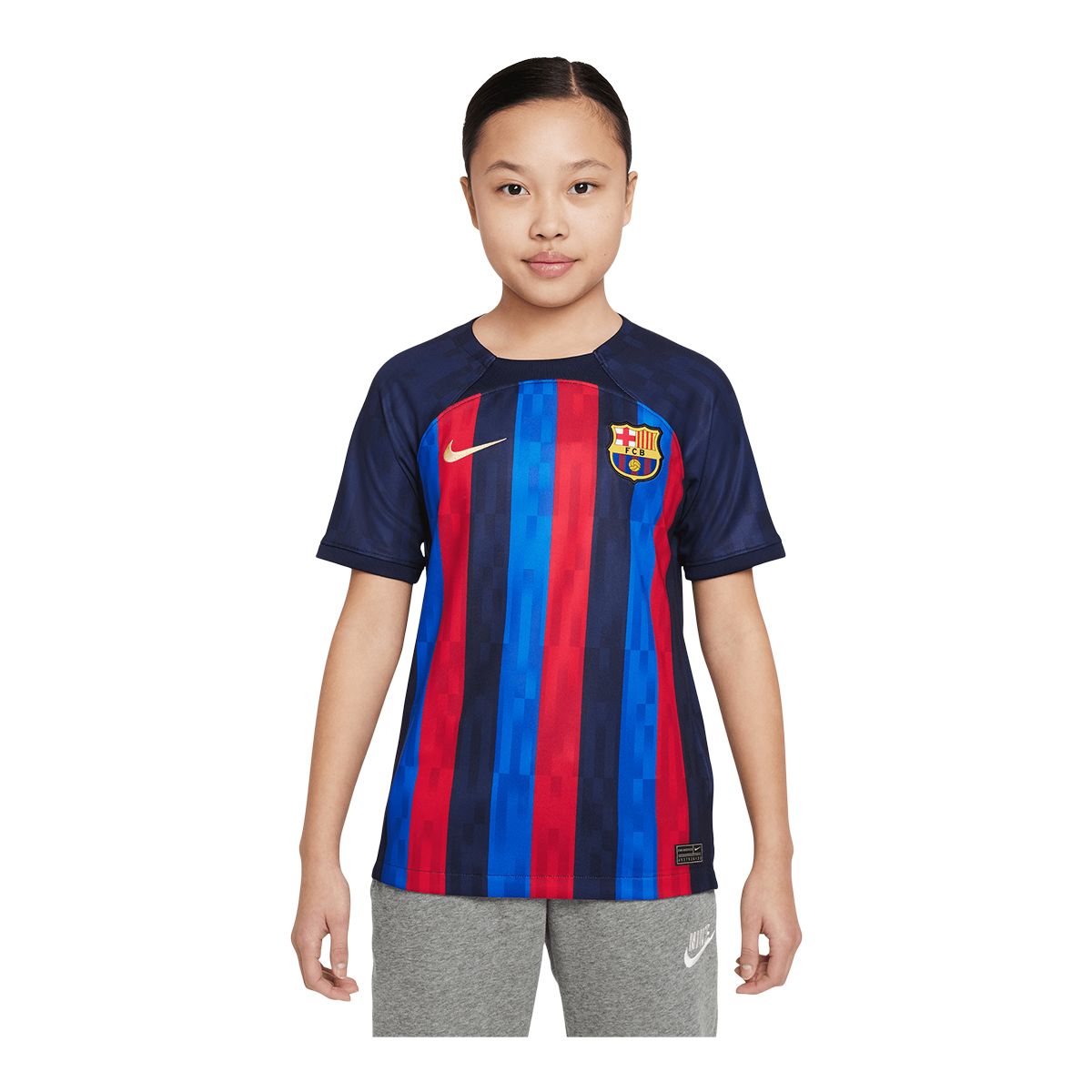 Barcelona 2022/23 Nike Youth Replica Soccer Jersey, Football