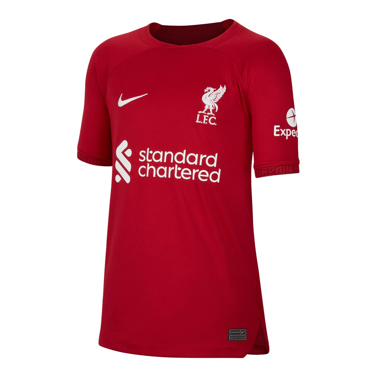 Image of Liverpool FC Nike Youth Replica Soccer Jersey Football EPL