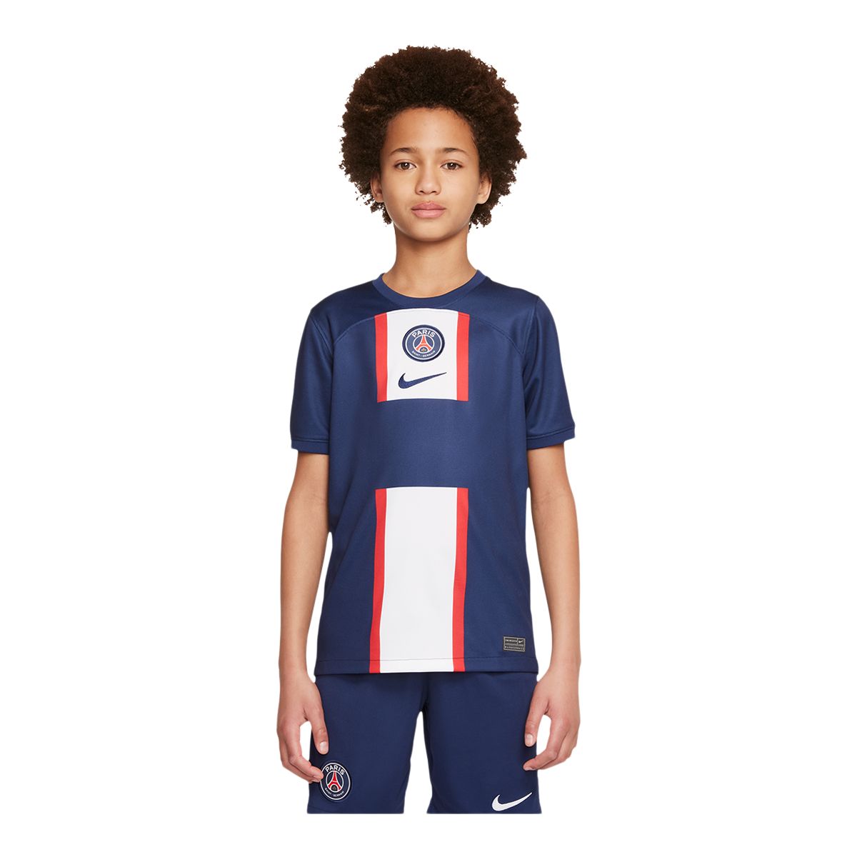 Paris Saint-Germain Nike Youth Replica Soccer Jersey, PSG