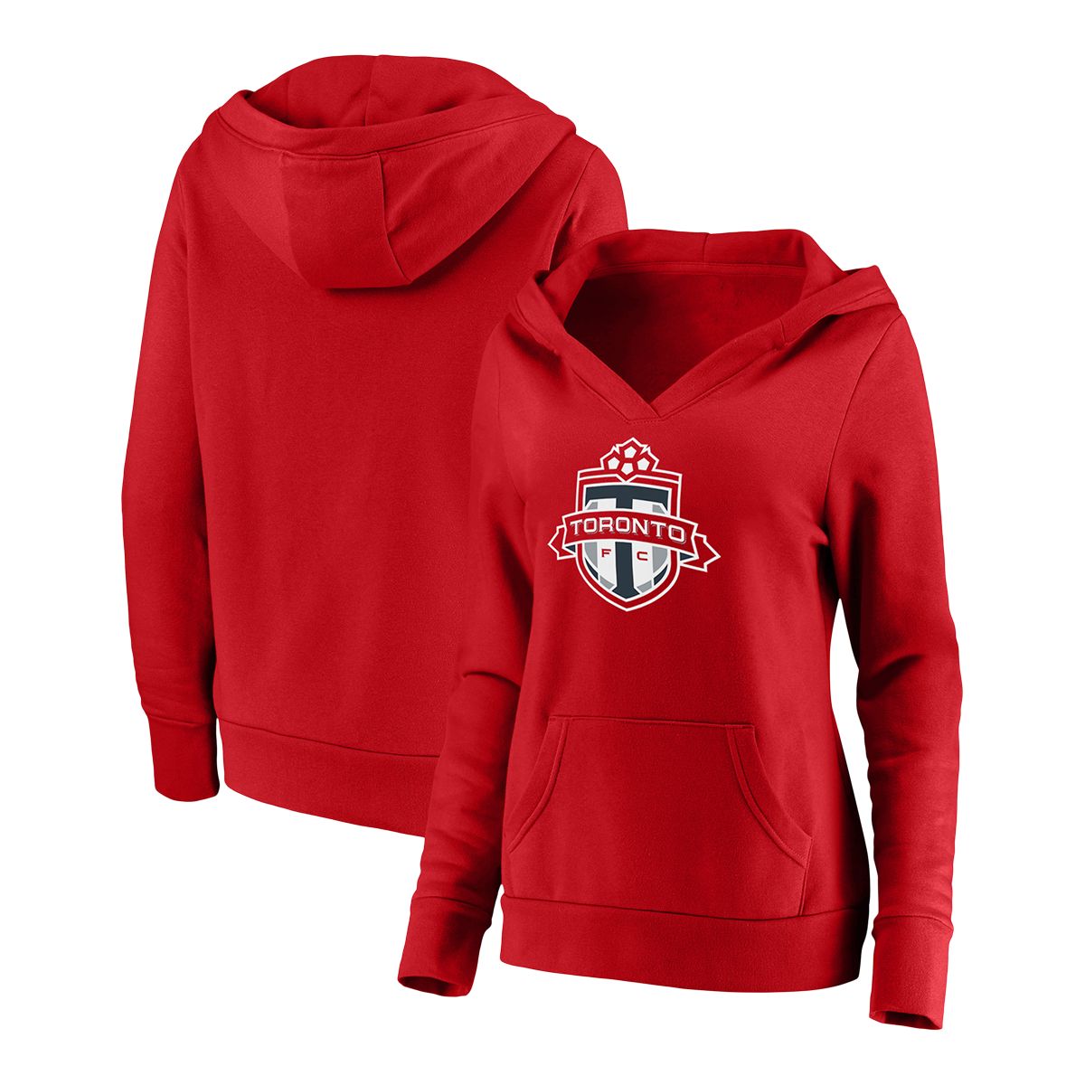 Toronto FC Fanatics Women's Official Logo 4X9 Hoodie