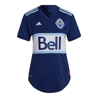 Vancouver Whitecaps adidas Women's Replica Soccer Jersey, Football, MLS Front_Flat