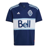 Vancouver Whitecaps adidas Youth Replica Soccer Jersey, Football, MLS Front_Flat