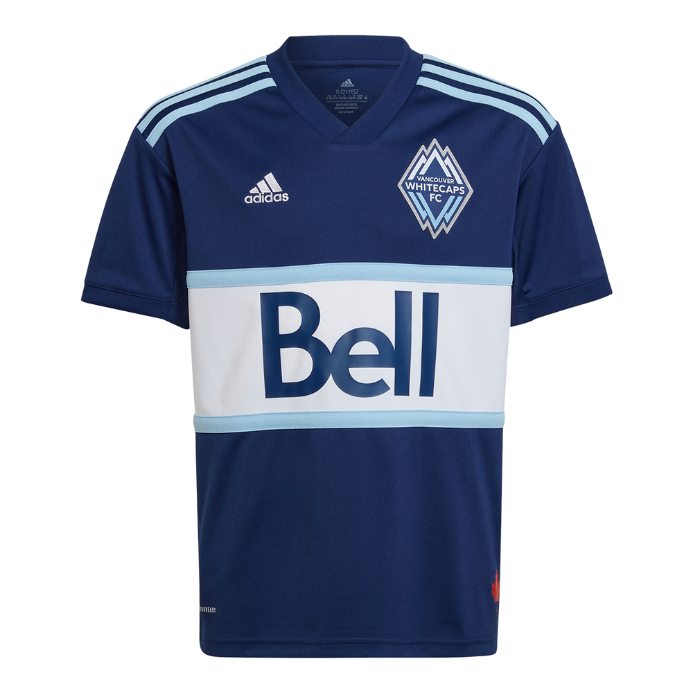 Vancouver Whitecaps adidas Youth Replica Soccer Jersey, Football, MLS ...