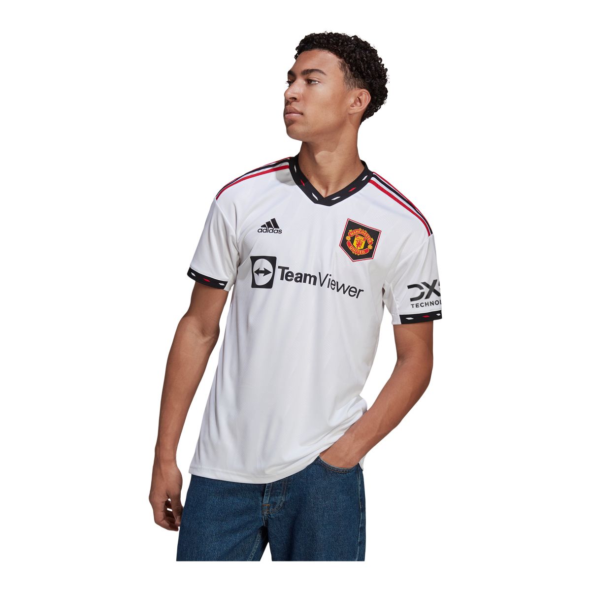 Manchester United FC 2022/23 adidas Men's Replica Soccer Jersey, Man Utd, Football, EPL