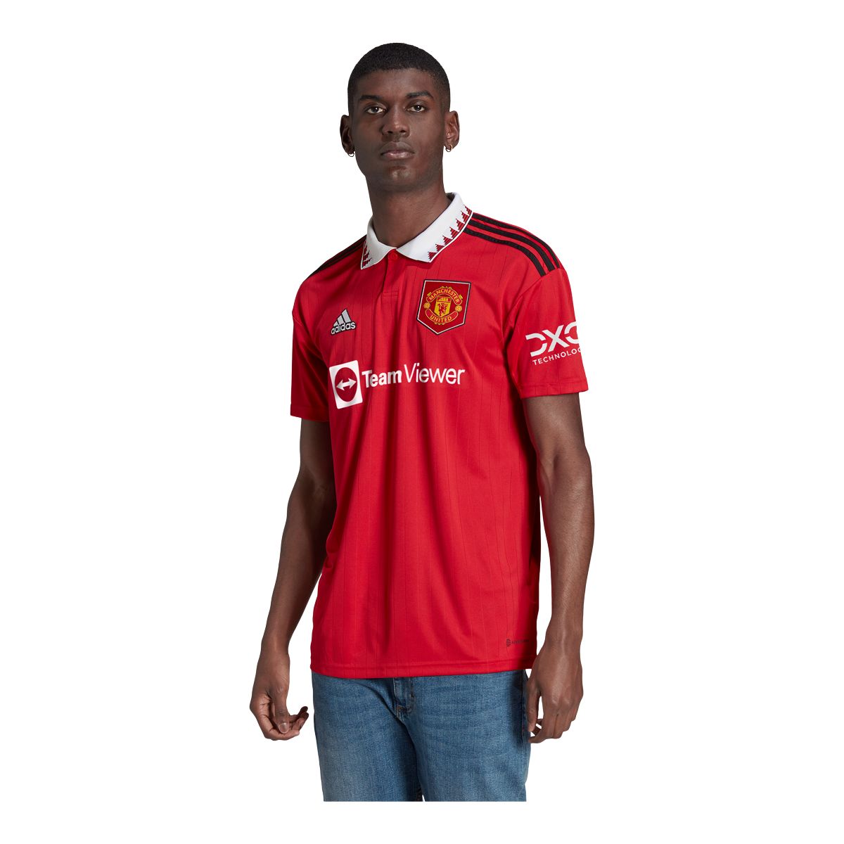 Women's adidas Red Manchester United 2021/22 Home Replica Jersey