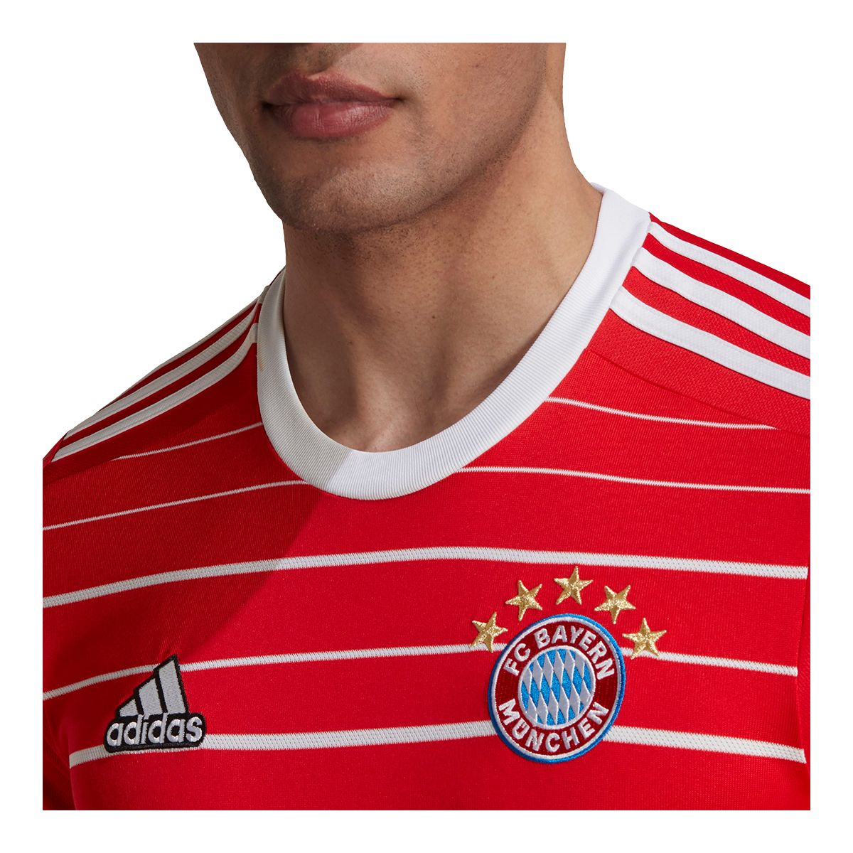 Bayern Munich adidas Men's Replica Soccer Jersey, Football