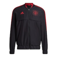 Manchester United adidas Anthem Jacket Front_Flat