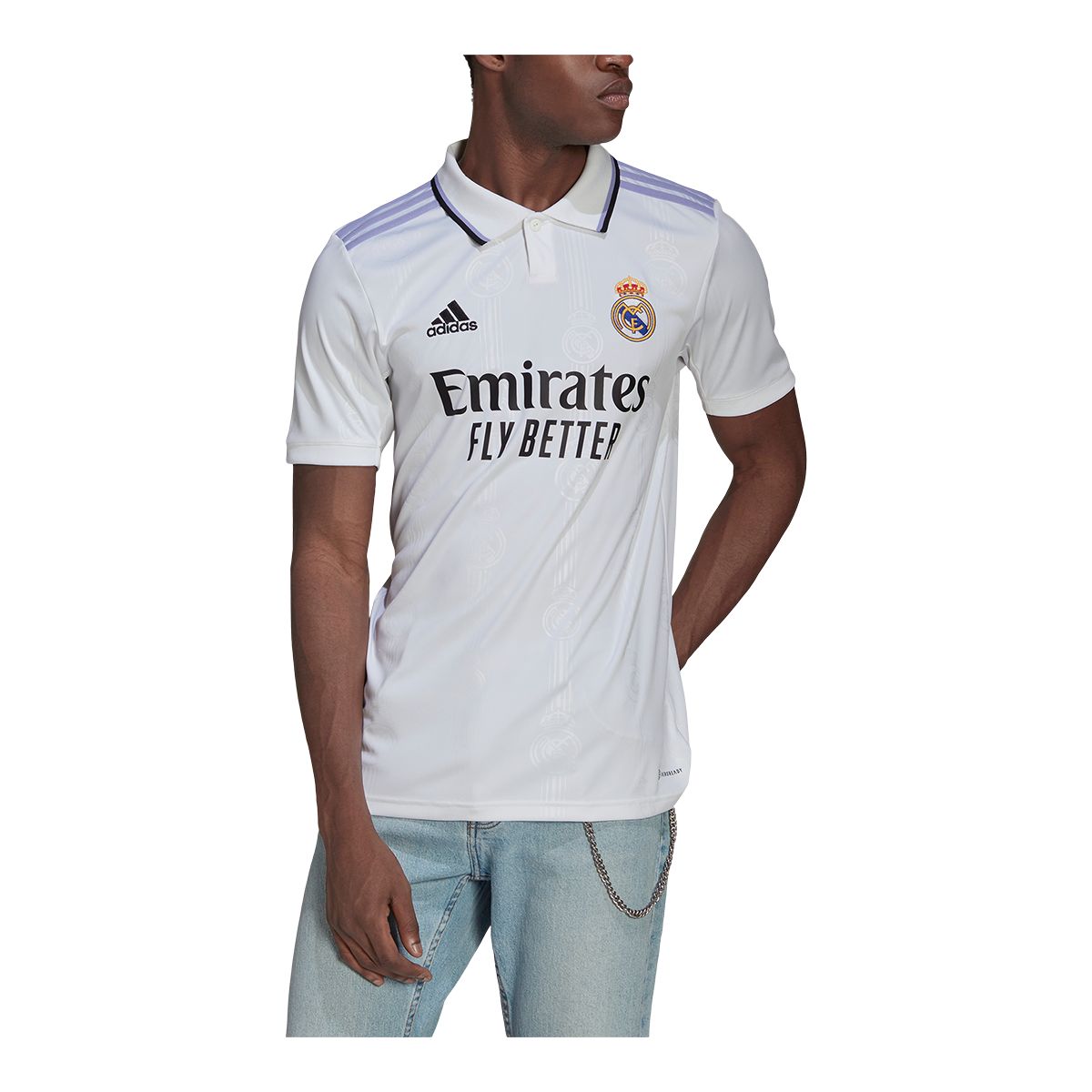 Real Madrid 2022/23 adidas Men's Replica Soccer Jersey, Football