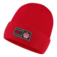 Canada Soccer Nike Cuffed Knit Beanie Front_Angled_Left