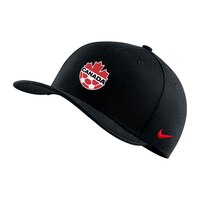 Canada Soccer Nike Dri-FIT Swooshflex Cap Front_Angled_Left