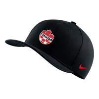 Canada Soccer Nike Dri-FIT Swooshflex Cap Front_Angled_Left