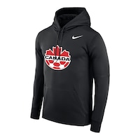 Canada Soccer Nike Therma Pullover Hoodie Front_Angled_Left