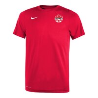 Youth Canada Soccer Nike Alphonso Davies Dri-FIT Legend T Shirt Front_Flat
