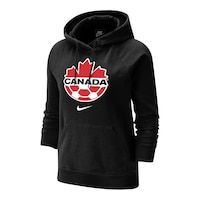 Canada Soccer Nike Women's Varsity Fleece Hoodie Front_Angled_Left