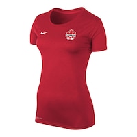 Canada Soccer Nike Women's Alphonso Davies Dri-FIT Legend T Shirt Front_Angled_Left