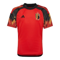 Belgium adidas Youth Replica Soccer Jersey, Football, International Front_Flat