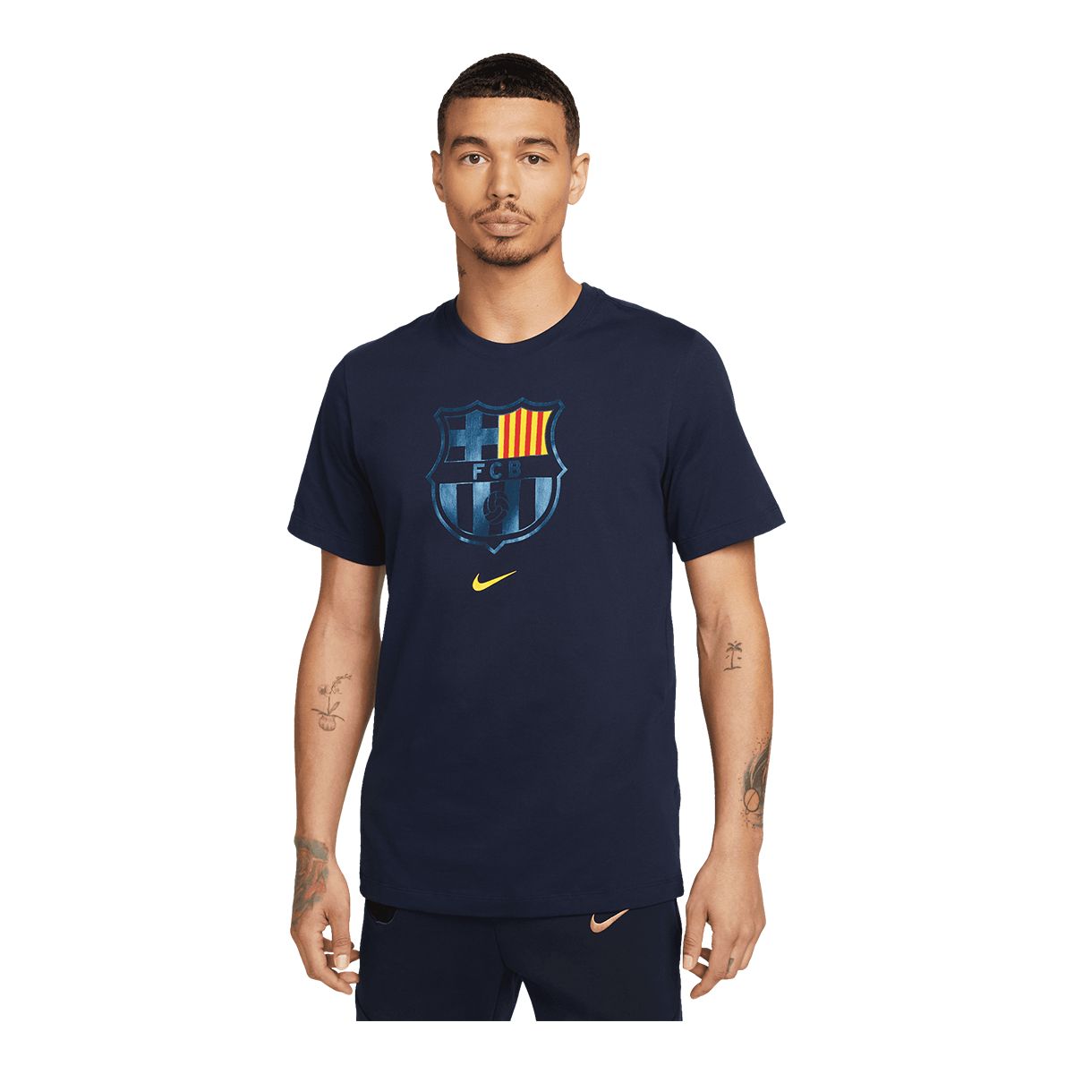 Image of FC Barcelona Nike Crest DK T Shirt