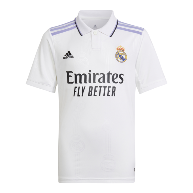 Youth Real Madrid CF adidas Replica Home Jersey