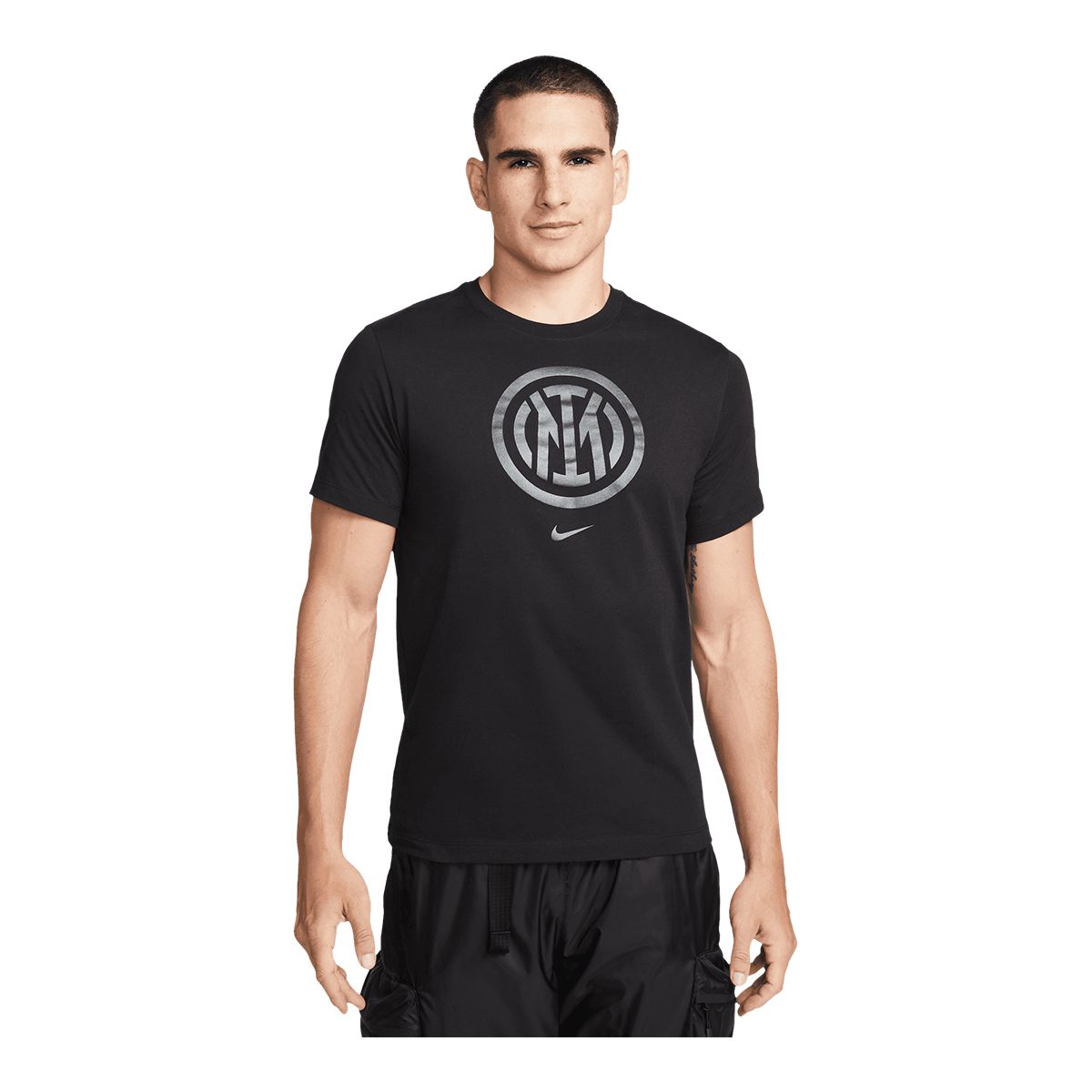 Inter Milan Nike Crest T Shirt