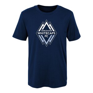 Youth Vancouver Whitecaps MLS Primary Logo T-Shirt