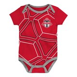 Infant Toronto FC MLS Best Winger Three Piece Creeper Set Front_Flat