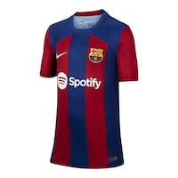 Youth FC Barcelona Nike Replica Jersey Front_Three_Fourths_Angled_Left