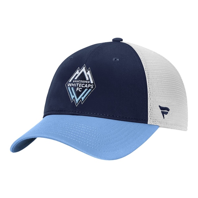 Vancouver Whitecaps FC Fanatics Core Trucker Cap Front_Three_Fourths_Angled_Left