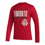 Toronto FC adidas Only The Best Club Long Sleeve T Shirt Front_Angled_Left