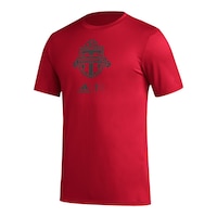 Toronto FC adidas Logo Lock Up Club T Shirt Front_Angled_Left