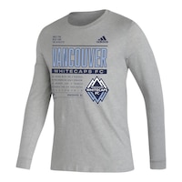 Vancouver Whitecaps FC adidas Only The Best Club Long Sleeve T Shirt Front_Angled_Left