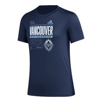 Vancouver Whitecaps FC adidas Women's Only The Best Club T Shirt Front_Angled_Left
