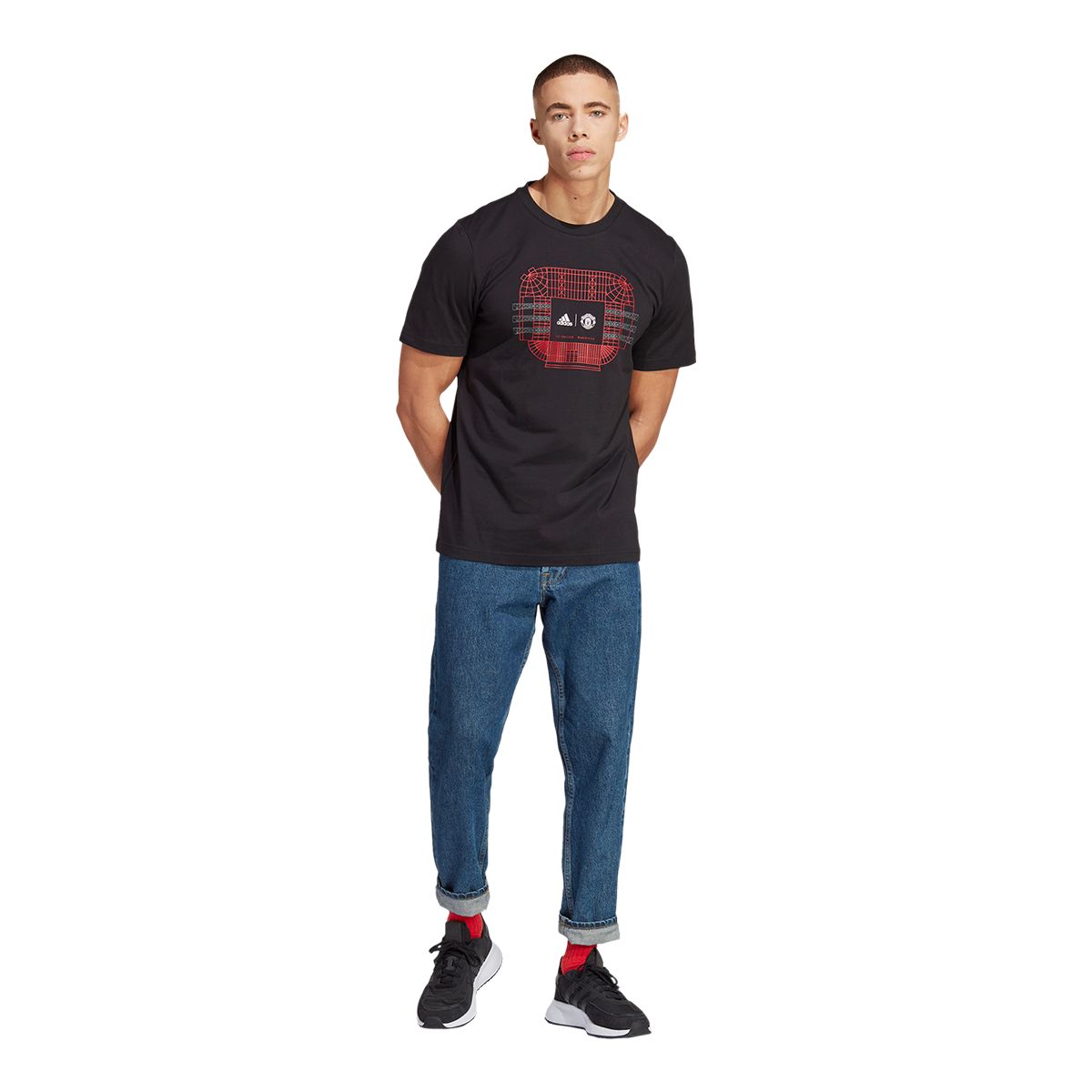 adidas Manchester United Graphic T Shirt