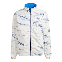 Italy adidas Anthem Jacket Front_Flat