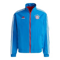 FC Bayern Munich adidas Reversible Anthem Jacket Front_Flat
