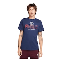 European Club Nike PSG Mercurial T Shirt Front_Flat