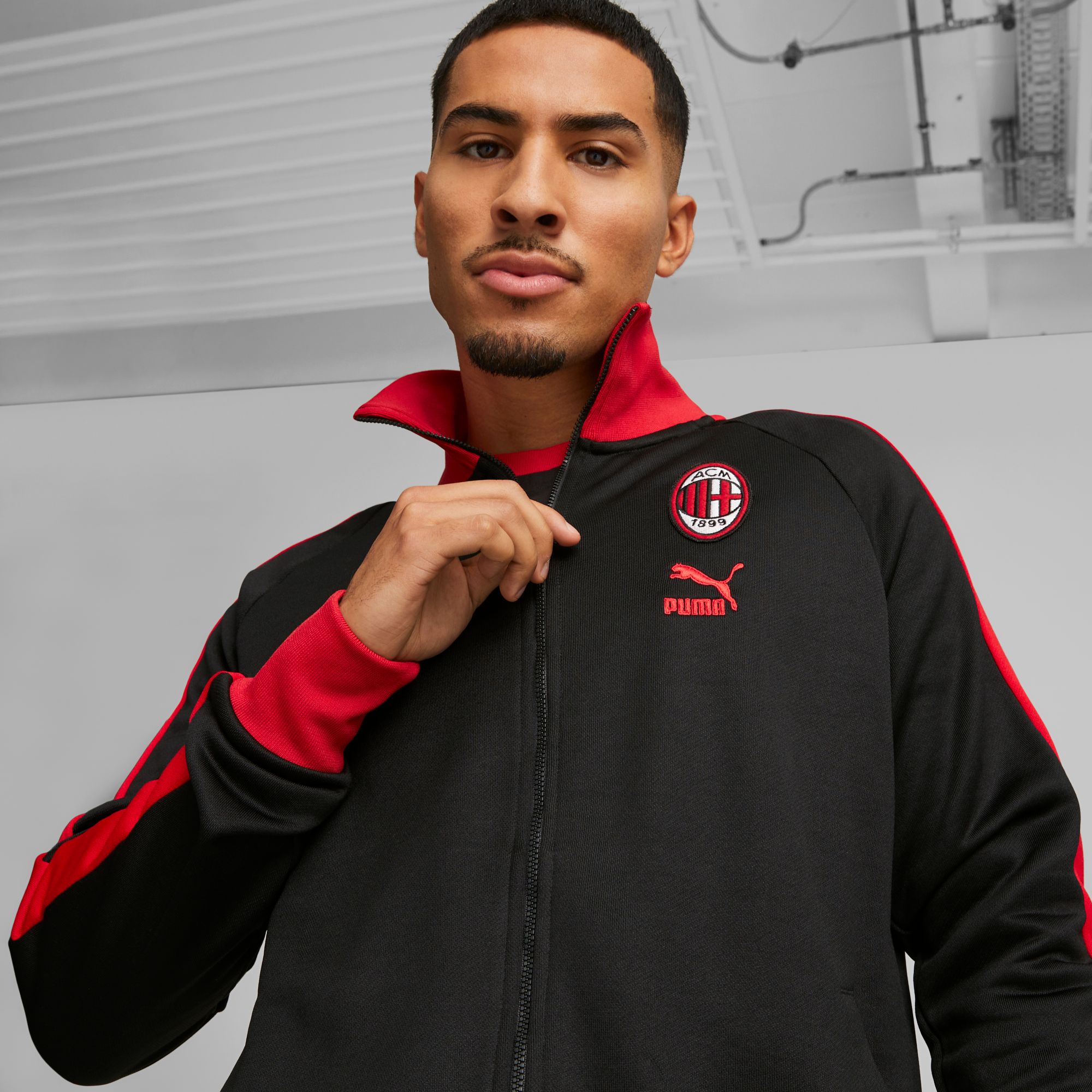 ウェア 18-19 ACMILAN track jacket PUMA L 4064535768039-