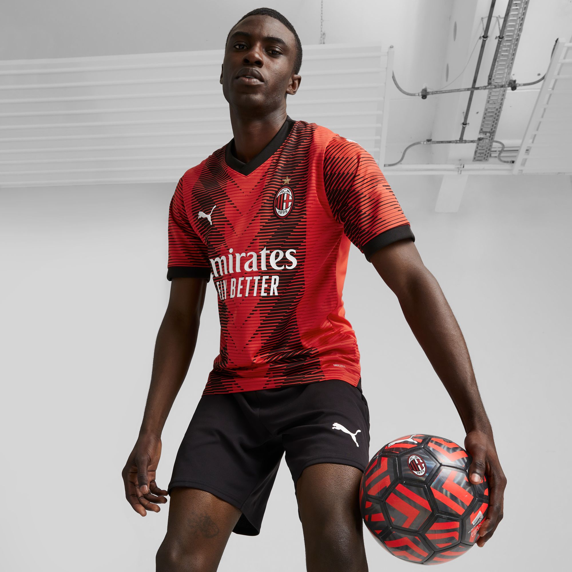 A.C. Milan PUMA Replica Home Jersey