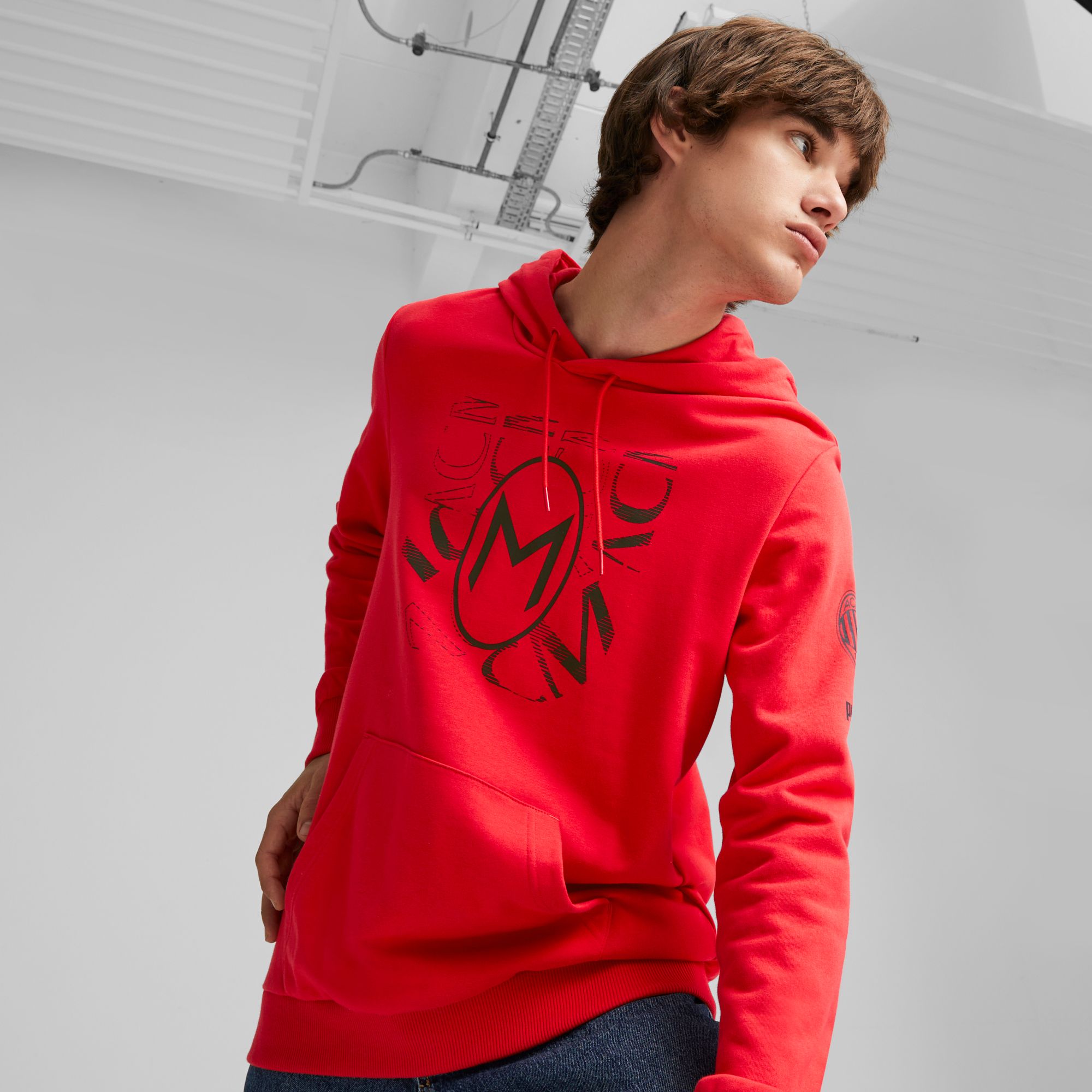 A.C. Milan PUMA Graphic Hoodie