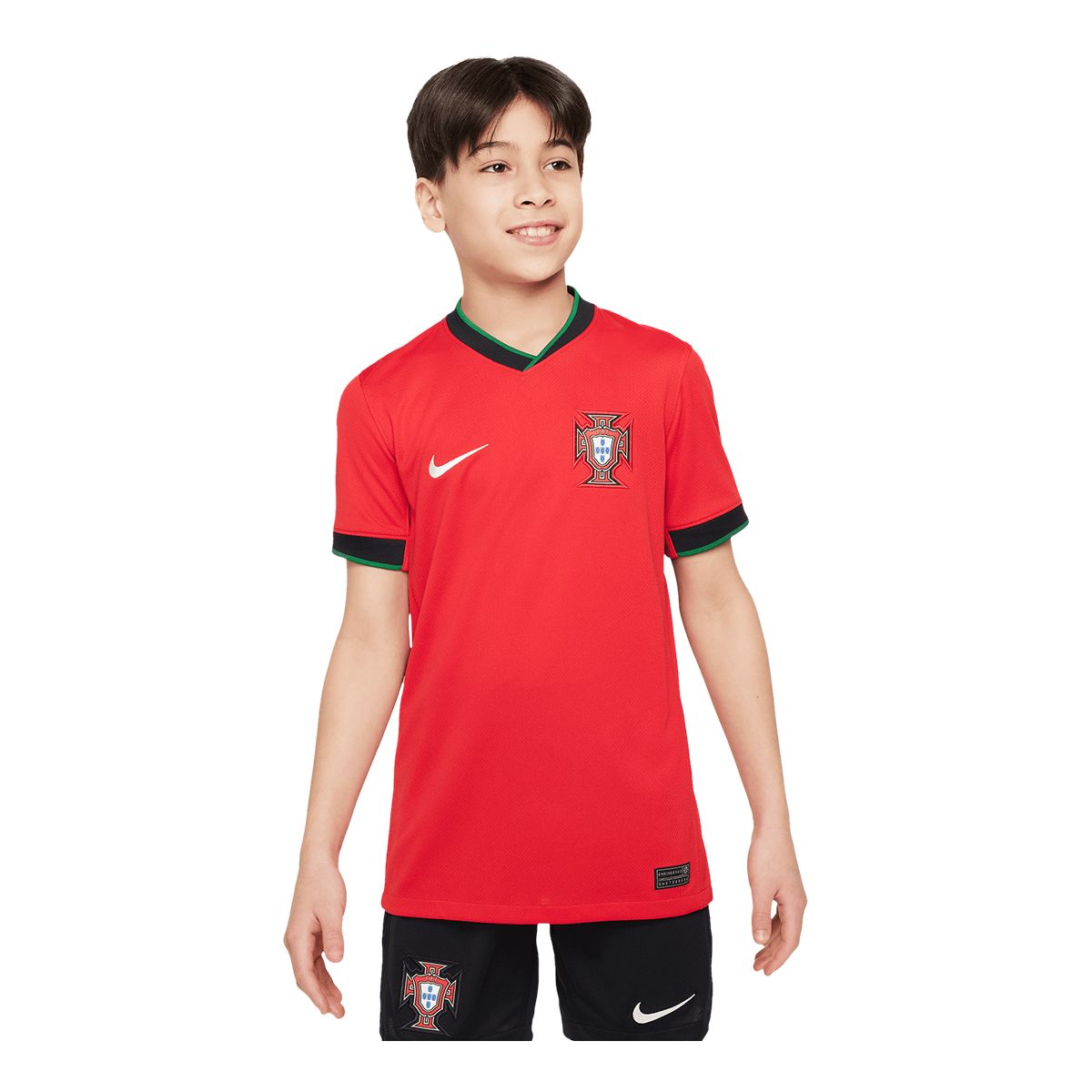 Youth Portugal Nike Replica Home Jersey
