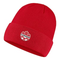 Canada Soccer Nike Logo Cuffed Hat Front_Flat