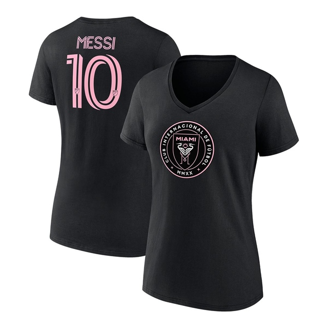 Inter Miami CF Fanatics Women's Lionel Messi Player T Shirt