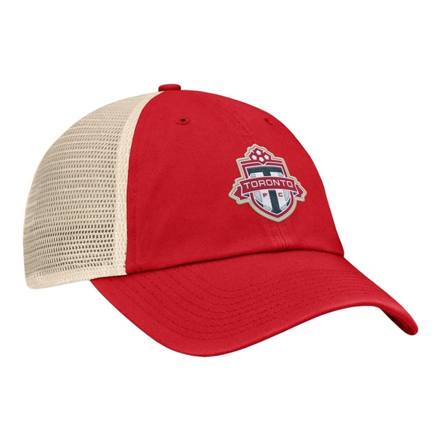Fanatics Toronto FC Nike False Nine Unstructured Trucker Hat Front_Angled_Right