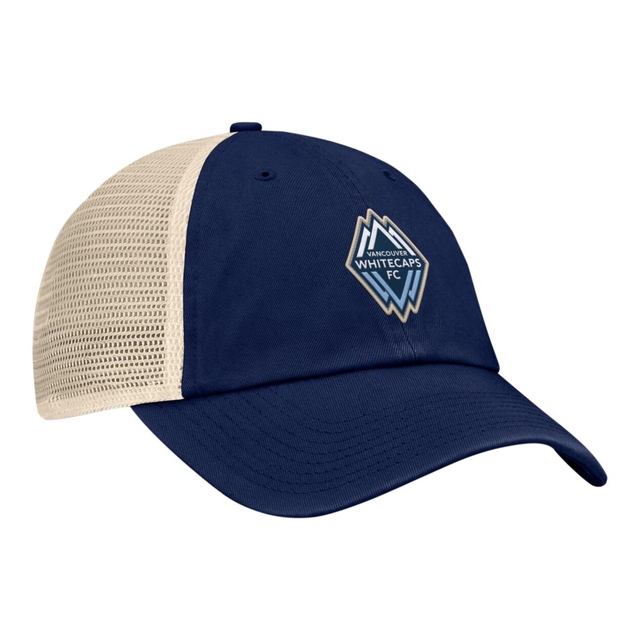 Fanatics Vancouver Whitecaps FC False Nine Unstructured Trucker Cap Front_Angled_Right