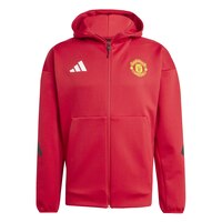 Manchester United adidas Anthem Jacket Front_Flat